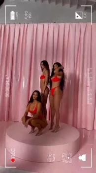 Kendall-Jenner-G-String-Red-Lingerie-Video-Leaked-2