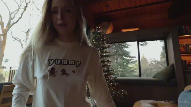 Poster: Caroline Zalog - Xmas Haul - OnlyFans